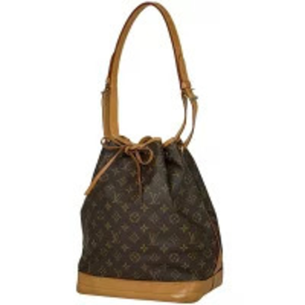 Louis Vuitton Noe Hobo Drawstring Shoulder Bag Monogram Brown